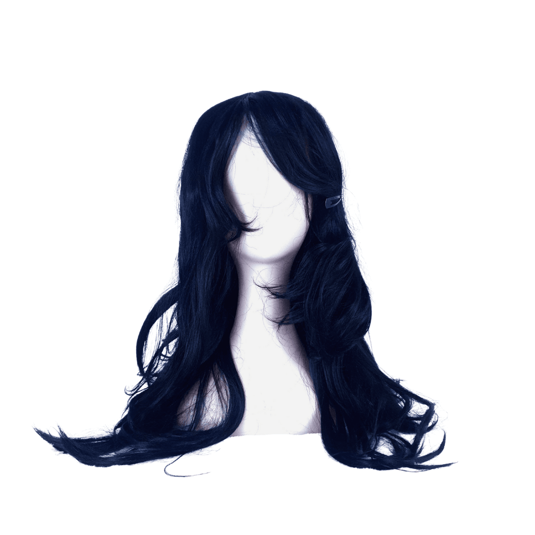 Black Straight 32" Synthetic Cap wig - 1BL32CPST01 - Image 3