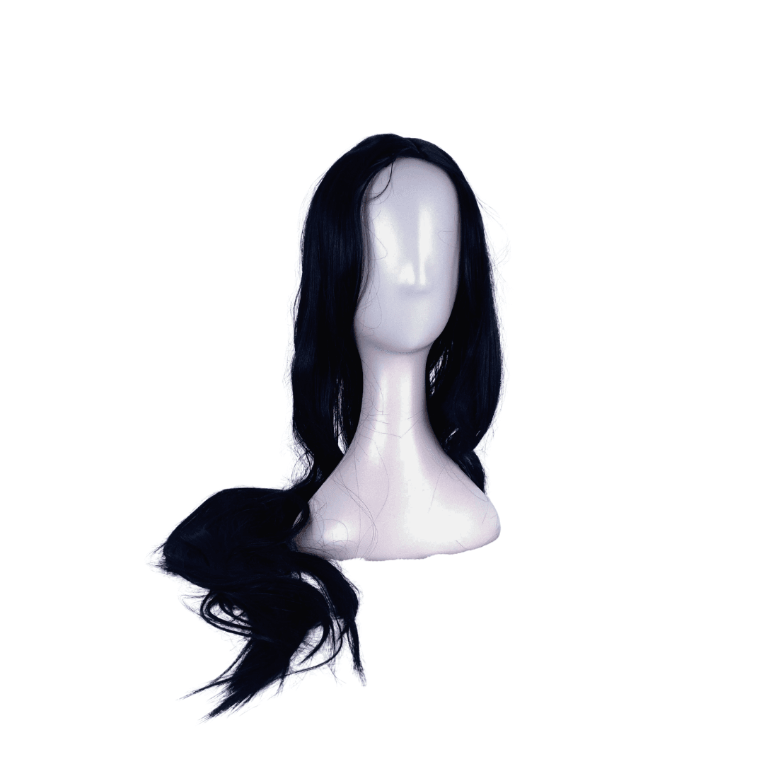 Black Straight 60" Synthetic Cap wig - 1BL60CPST01 - Image 2