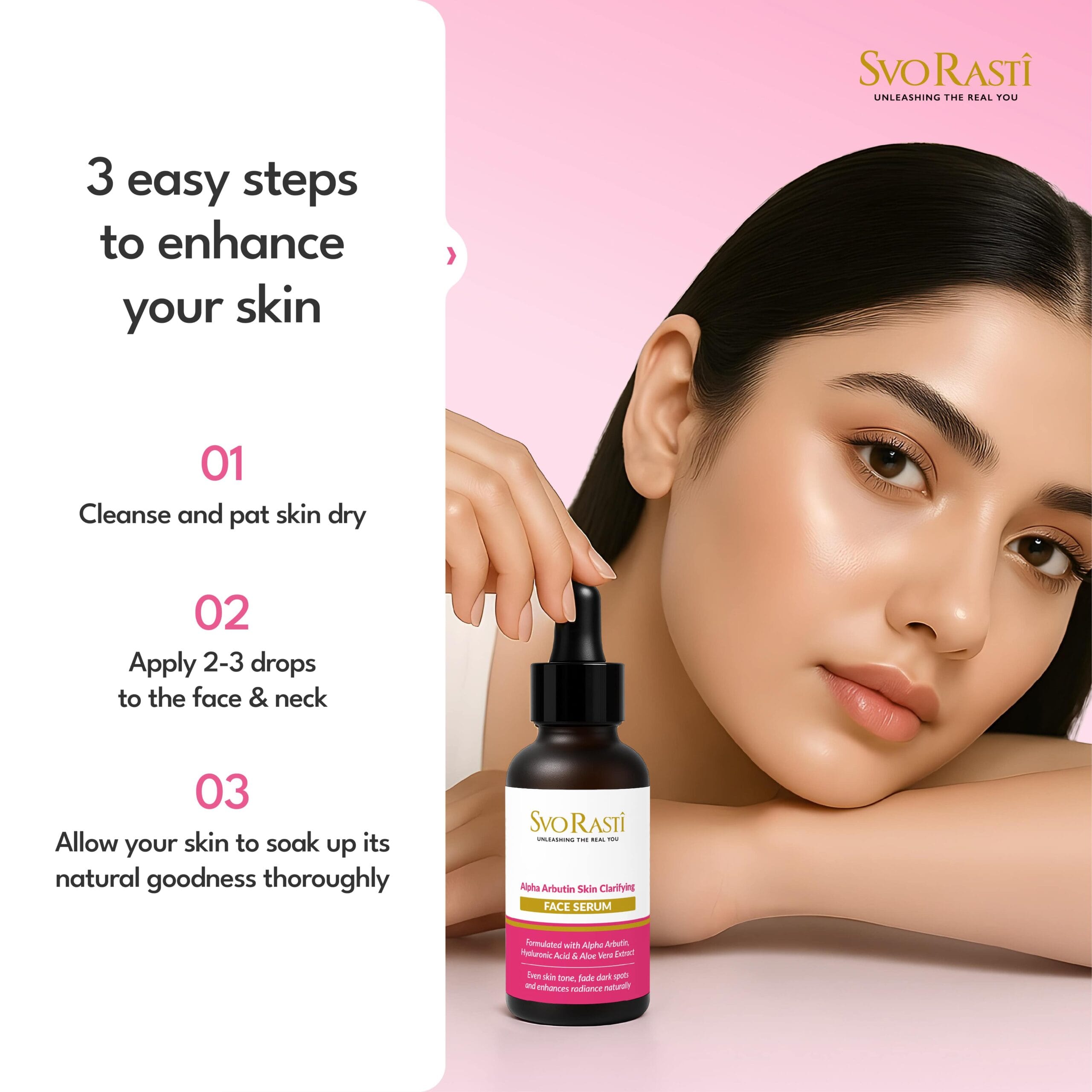 Svorasti Alpha Arbutin Skin Clarifying Serum - SAASCS01 - Image 2