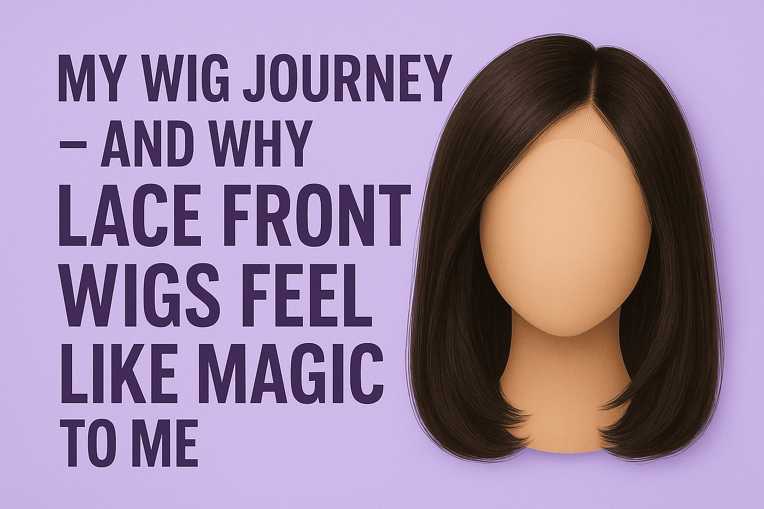 My Wig Journey – And Why Lace Front Wigs Feel Like Magic to Me